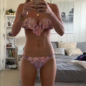 O’Neill pink and purple bikini top & bottom